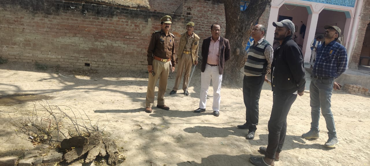 विवादित होली स्थलों का उप जिला अधिकारी ने किया निरीक्षण
